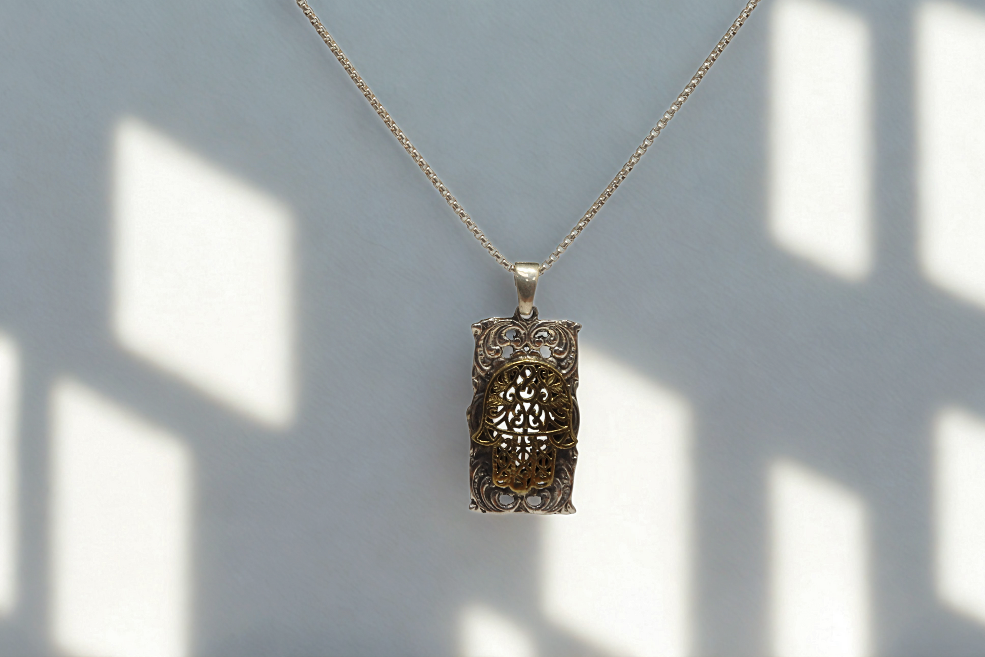 תליון חמסה תחרה מרוקאי