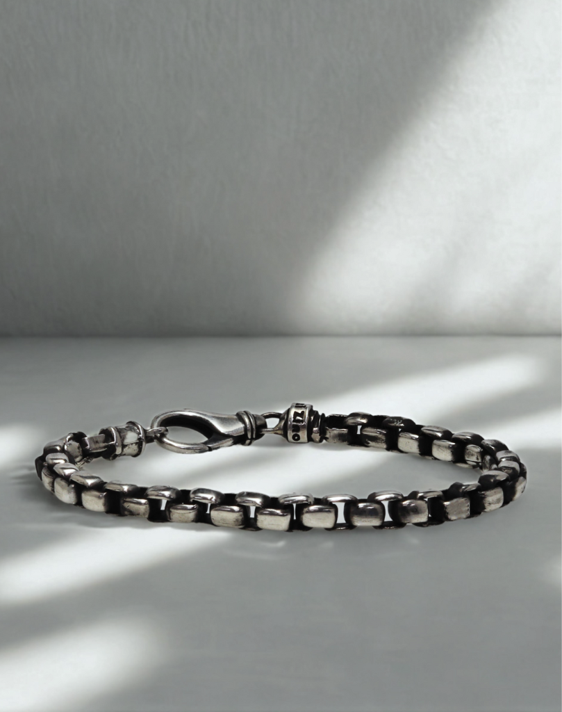 צמיד בוקס כסף