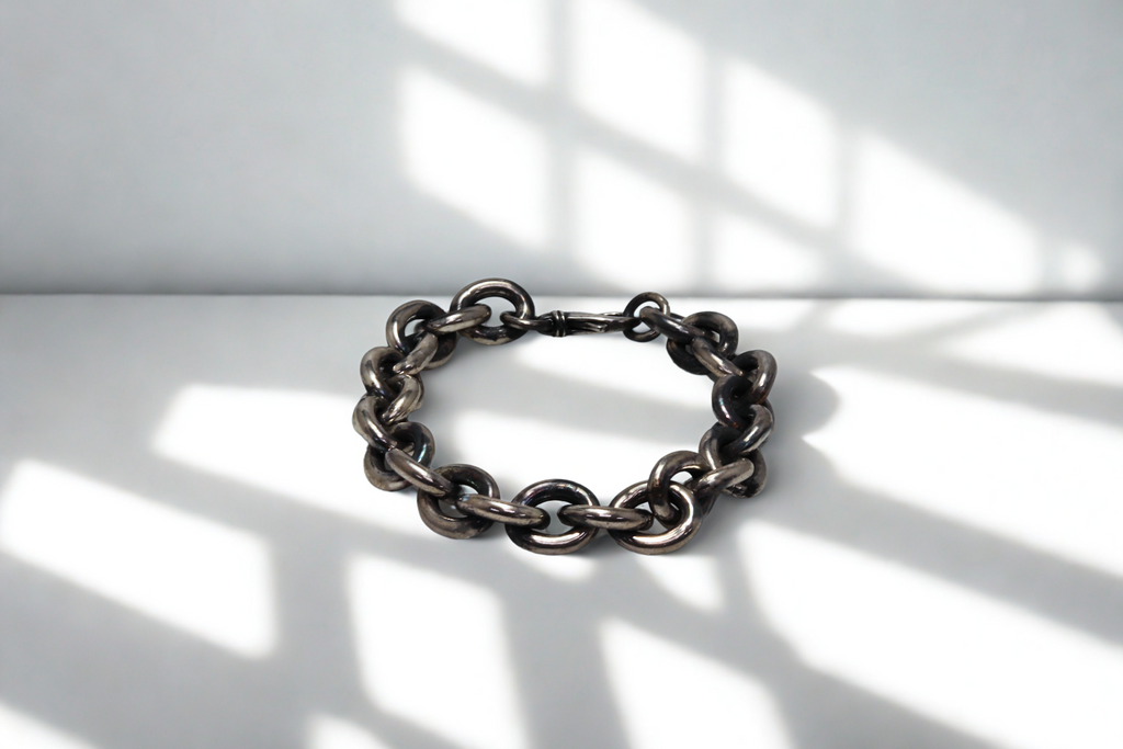 צמיד שרשרת גולמית