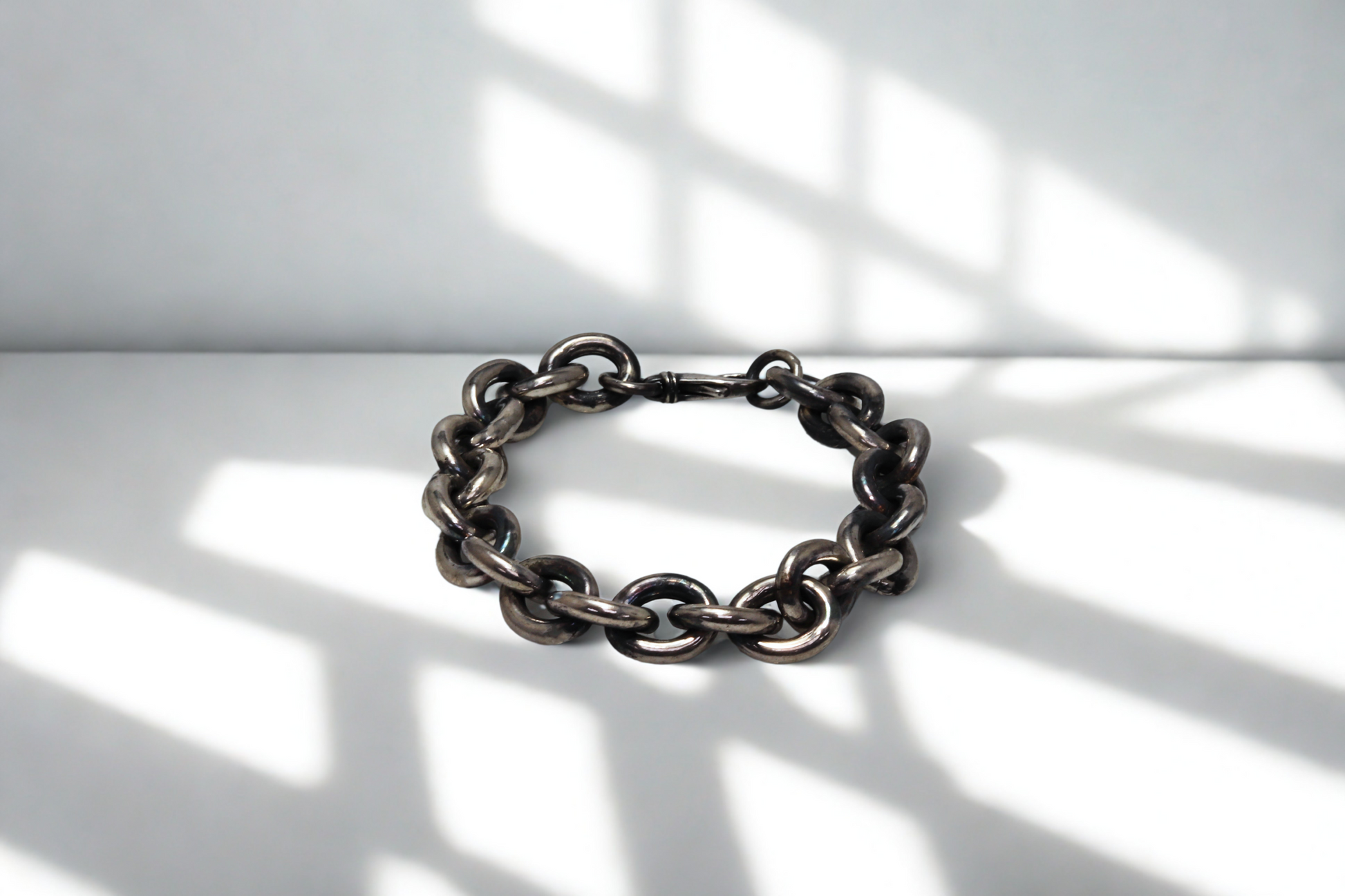 צמיד שרשרת גולמית