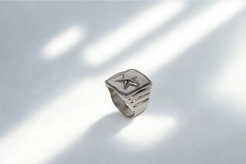 טבעת כוכב לגבר