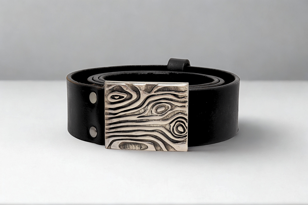 חגורת עור קולקציית Wood & Steel