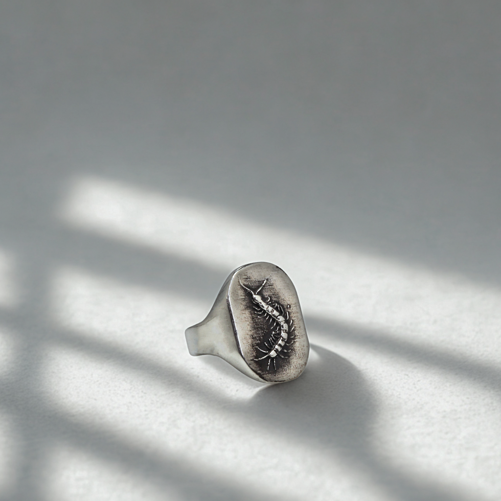 טבעת Fossil Centipede