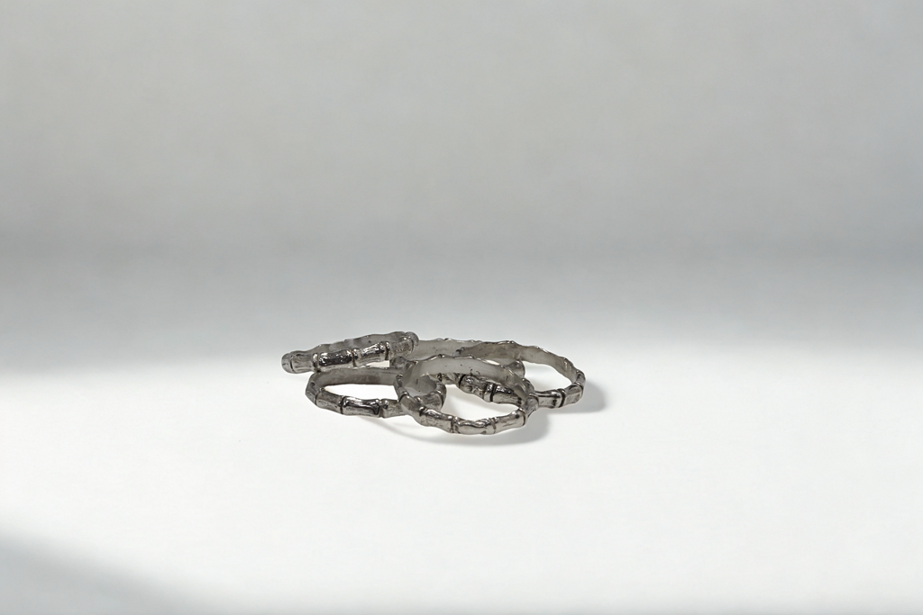 טבעת עצמות כסף