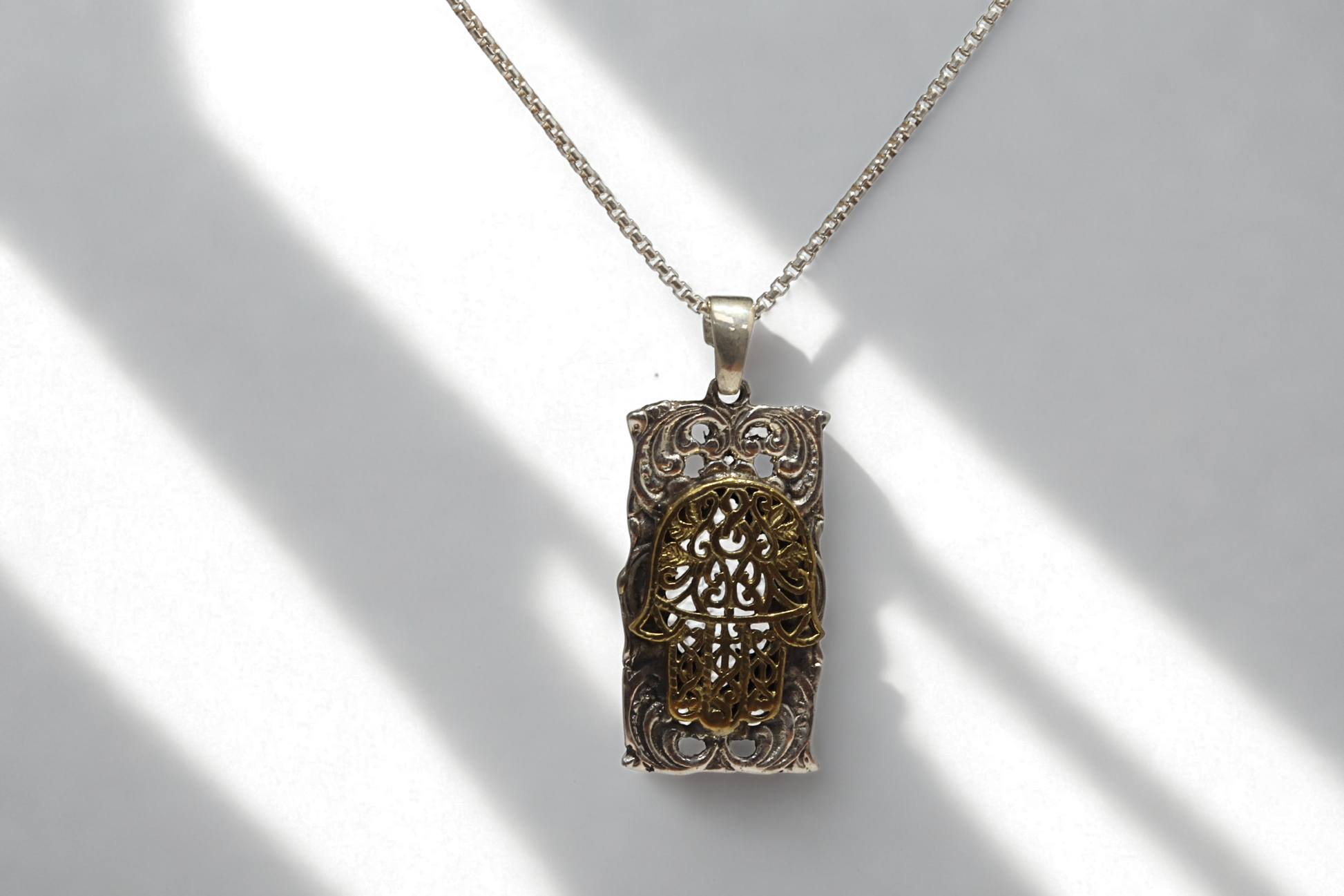 תליון חמסה תחרה מרוקאי